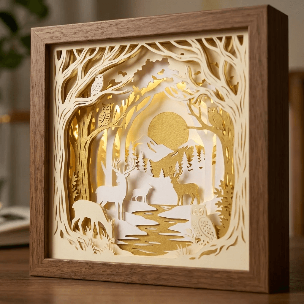 Layered papercraft