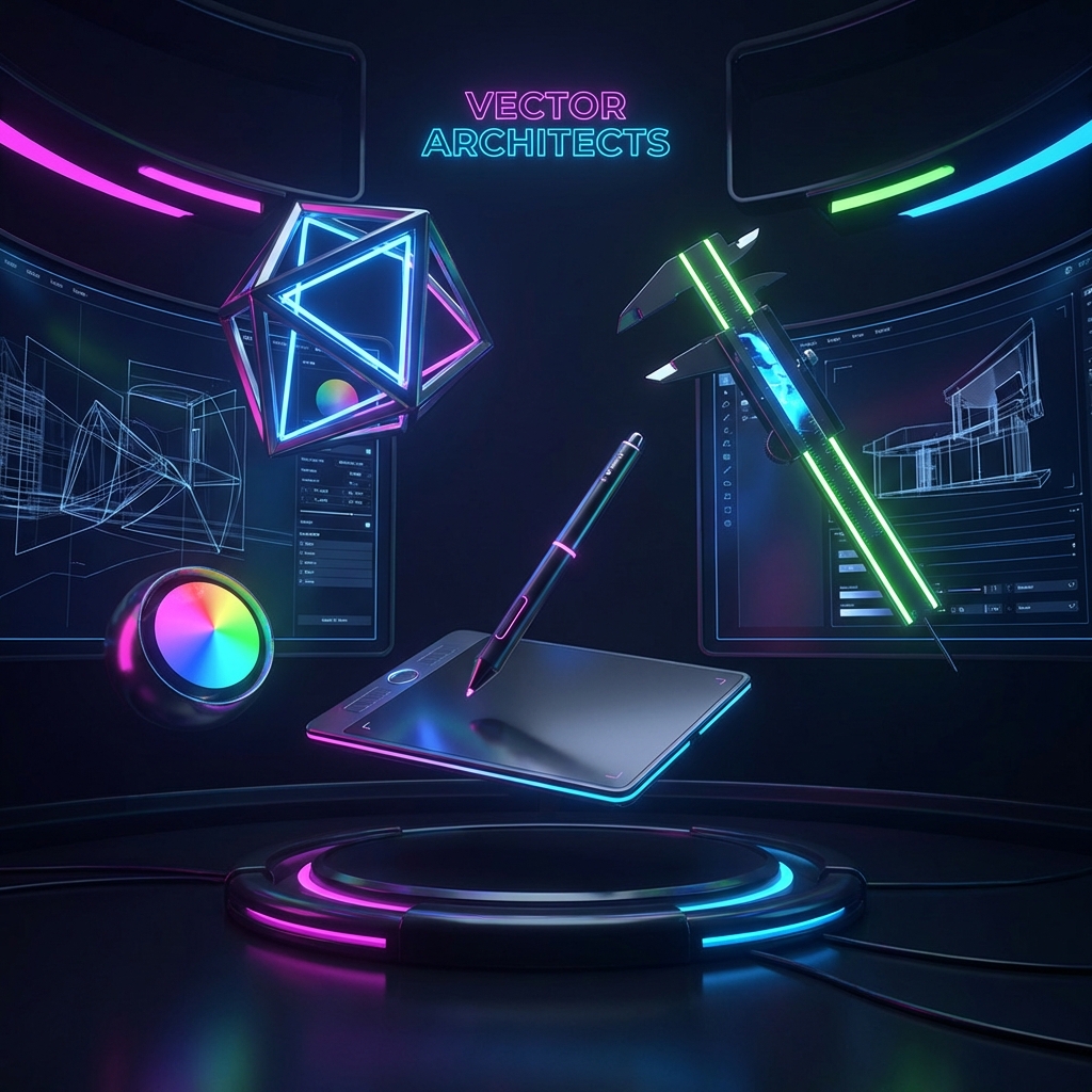 Futuristic Vector Design Studio